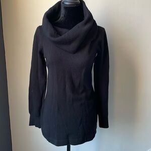French Connection Cowl Neck Black Sweater size Small